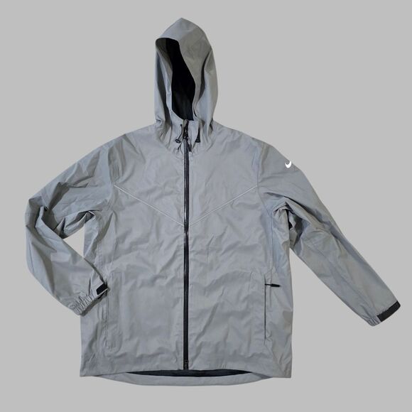 Nike NFL Engineered Team Issued Hooded Jacket Grey Storm-FIT Men's XL Made In US - Picture 2 of 15